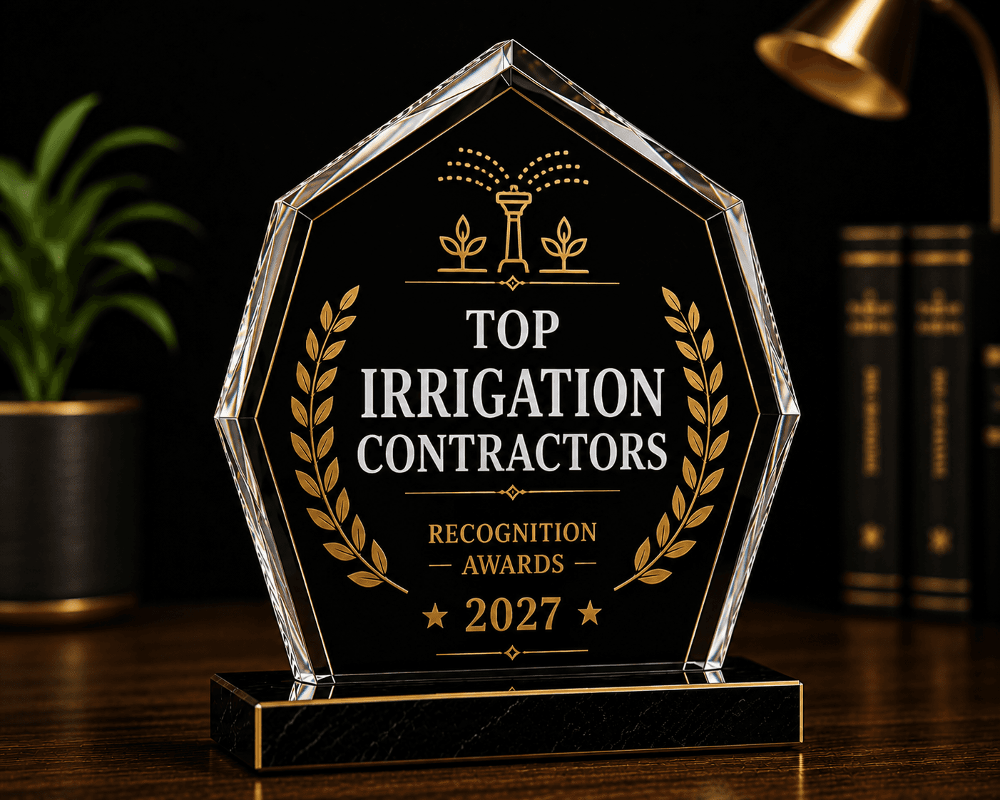 TopIrrigationContractors.com recognition award